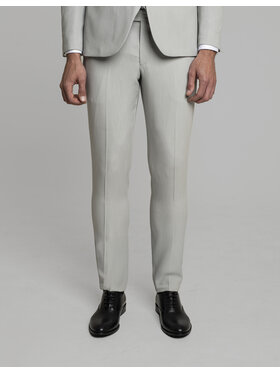 Borgio Borgio Spodnie garniturowe pimonte Szary Slim Fit