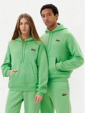 Lacoste Lacoste Bluză SH2754 Verde Relaxed Fit