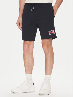 Tommy Hilfiger Tommy Hilfiger Pantaloni scurți sport American MW0MW39862 Bleumarin Regular Fit