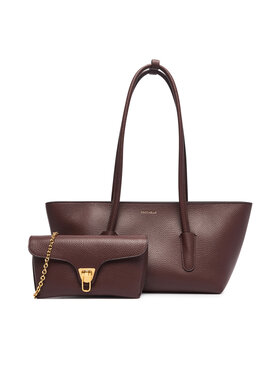 Coccinelle Coccinelle Torbica T8A Coccinelle Double Beat E1 T8A 11 03 01 Tamnocrvena
