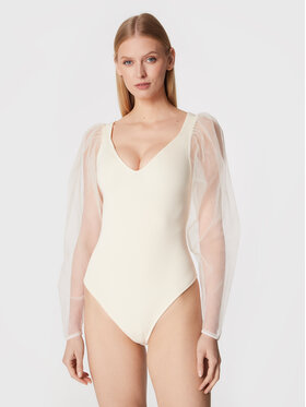 TWINSET TWINSET Боди 222TT3105 Екрю Slim Fit