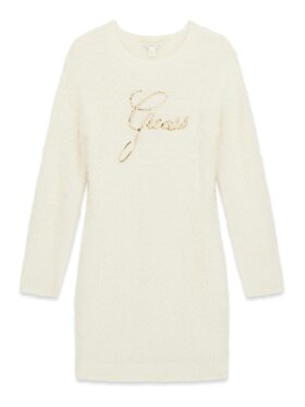 Guess Kids Guess Kids Sukienka codzienna 184382 Biały Classic Fit