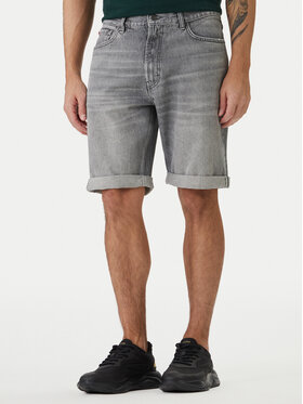 HUGO HUGO Džínsové šortky 50560391 Sivá Tapered Fit