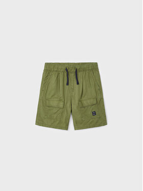 Mayoral Mayoral Pantalon scurți din material 3237 Verde Regular Fit