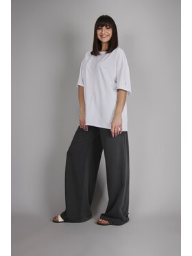 OPRA OPRA T-Shirt OP-SMILE-WHITE Biały Regular Fit