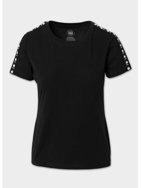 PITBULL PITBULL T-Shirt Koszulka damska TAPE NUGGET M Czarny Regular Fit
