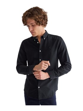 Wrangler Wrangler Koszula 112378099 Czarny Regular Fit