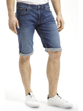 Cross Jeans Cross Jeans Szorty jeansowe A 584-018 Niebieski Relaxed Fit