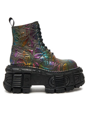 NEW ROCK NEW ROCK Schnürstiefel M-MILI084C-S21 Bunt