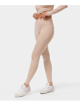 Carpatree Carpatree Legginsy Crossover leggings Beżowy Fitted Fit