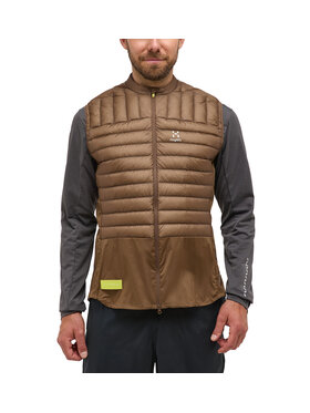 Haglöfs Haglöfs Kamizelka L.I.M Intense Trail Down Vest Men Brązowy Regular Fit