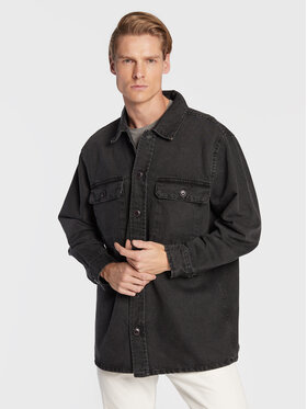 Lindbergh Lindbergh Jeansjacke 30-304025DEB Schwarz Regular Fit