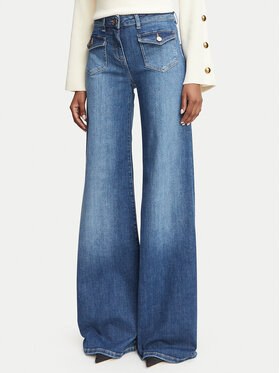 Elisabetta Franchi Elisabetta Franchi Džínsy PJ-18N-66E2-V420 Modrá Wide Leg