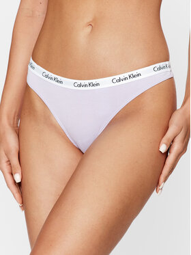 Calvin Klein Underwear Calvin Klein Underwear Stringi 0000D1617E Fioletowy