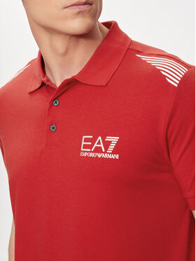 EA7 Emporio Armani Polo 3DPF51 PJULZ 1461 Crvena Regular Fit