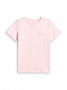 4F 4F T-Shirt WILD WANDERLUST Różowy jasny Regular Fit
