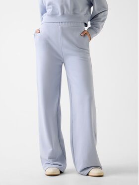 Guess Guess Spodnie dresowe V6RB03 KD761 Niebieski jasny Wide Leg