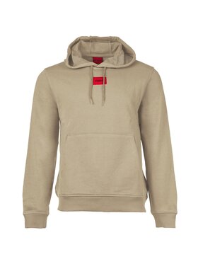 HUGO Hugo Sweter 14915 Beżowy Casual Fit