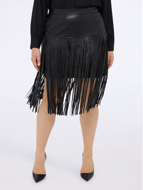 Fiorella Rubino Fiorella Rubino Spódnica mini 1303T000376N033 Czarny Regular Fit