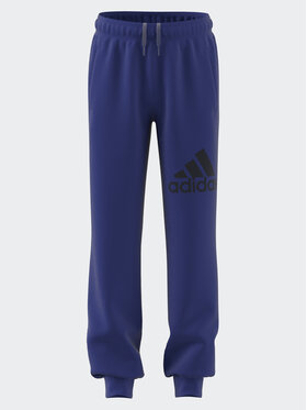 Adidas Donji Dio Trenerke Essentials Regular Fit Big Logo Cotton Joggers IJ6301 Plava Regular Fit