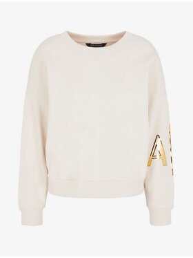 Armani Exchange Armani Exchange Mikina 6RYM11 YJDBZ 1783 Béžová Oversize