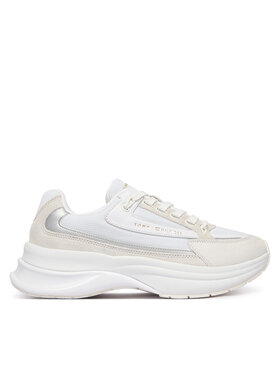 Tommy Hilfiger Tommy Hilfiger Sneakersy Th Sporty Chic Runner FW0FW09187 Bílá