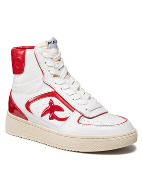 PINKO Pinko Sneakersy Harlow Basket High AI 21-22 BLKS1 1H20YR Y7L9 Bílá