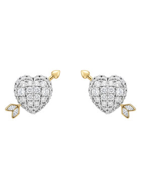 Swarovski Swarovski Kolczyki Idyllia 5737298 Srebrny