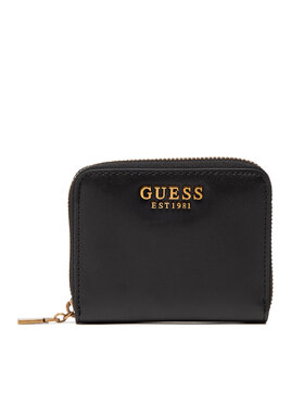 Guess Guess Mazs sieviešu maks Laurel Slg Small Zip Around SWVB85 00370 Melns