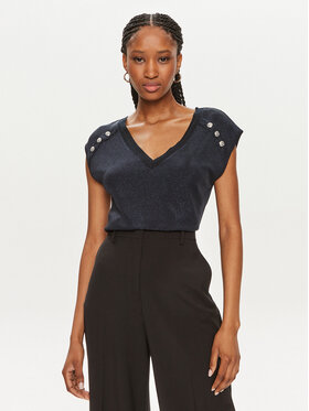 Morgan Morgan Bluse 241-DILI Dunkelblau Regular Fit