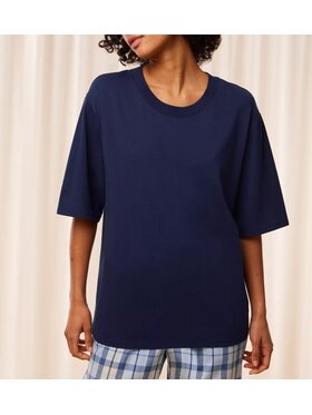 Triumph Triumph T-Shirt Mix & Match Top 3/4 Granatowy Regular Fit