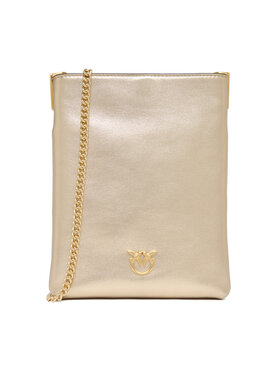 PINKO PINKO Ročna torba Flat Satchel AI 25-26 PCPL 105352 A2O9 Zlata