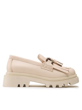 Badura Badura Loafersy 22SS24 Beżowy
