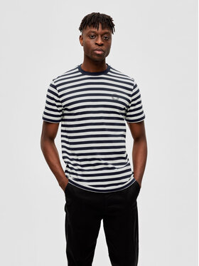 Selected Homme Selected Homme T-Shirt 16088527 Modrá Regular Fit