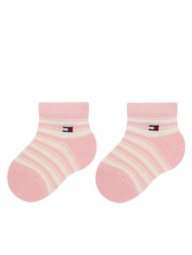 Tommy Hilfiger Tommy Hilfiger Set di 3 paia di calzini corti da bambini 701236342 Rosa