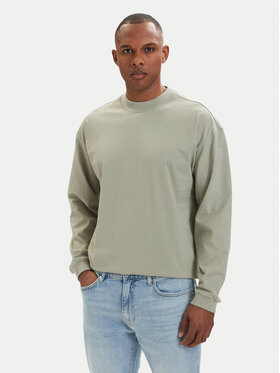 HUGO HUGO Longsleeve Daposo 50511029 Zielony jasny Relaxed Fit