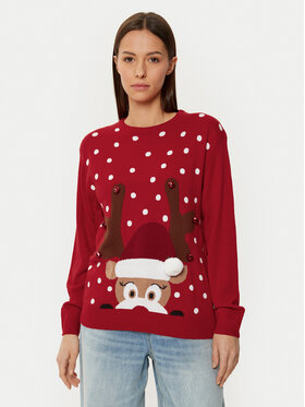 YSABEL MORA YSABEL MORA Sweater 70029 Piros Regular Fit