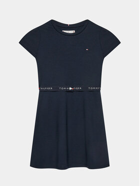 Tommy Hilfiger Tommy Hilfiger Vestito da giorno Essential Skater KG0KG07776 D Blu scuro Regular Fit