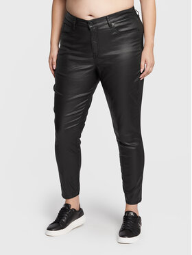 Calvin Klein Jeans Plus Auduma bikses J20J217453 Melns Skinny Fit