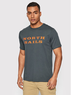 North Sails North Sails T-shirt Graphic 692793 Grigio Regular Fit