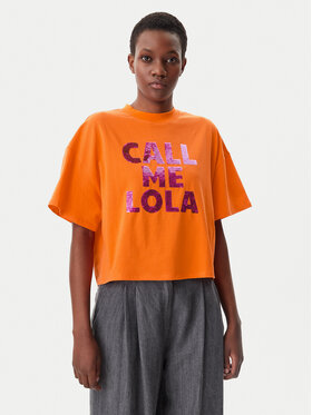 LOLA CASADEMUNT LOLA CASADEMUNT T-särk LS2515054 Oranž Relaxed Fit