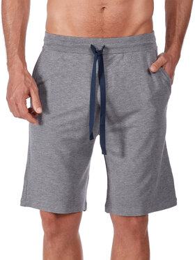 Huber Huber Šortky z materiálu 117802 Šedá Regular Fit