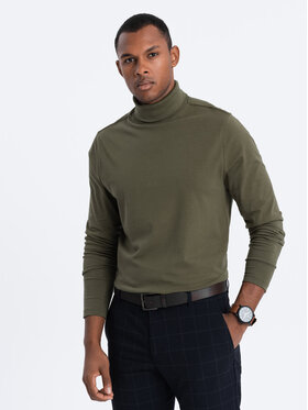 Ombre Ombre S dlouhým rukávem OM-LSCL-0112 Zelená Fitted Fit