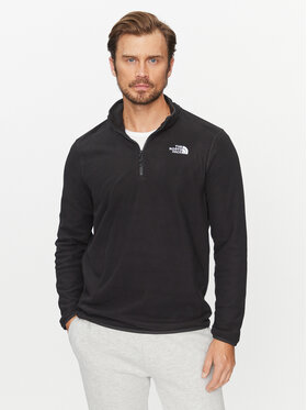 The North Face The North Face Flis M 100 Glacier 1/4 Zip - EuNF0A855WJK31 Črna Regular Fit