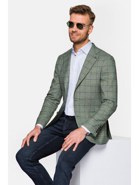 Lancerto Lancerto Marynarka Questa Zielony Slim Fit