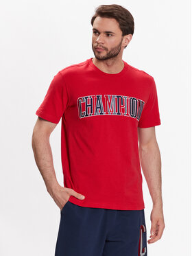 Champion Champion T-Shirt Bookstore 218512 Czerwony Regular Fit