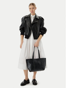 Calvin Klein Calvin Klein Ročna torba Woven Medium Carryall LV04F3548G Črna