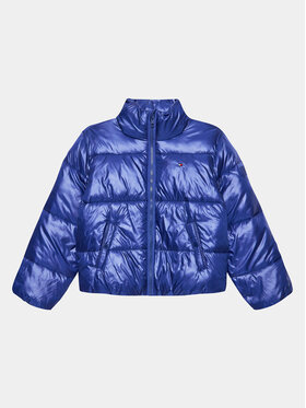 Tommy Hilfiger Tommy Hilfiger Vatovaná bunda KG0KG07392 D Modrá Regular Fit