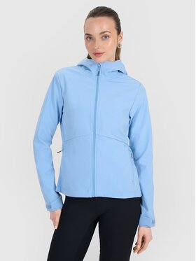 4F 4F Kurtka softshell 4FWSS25TSOFF320-33S Niebieski Regular Fit
