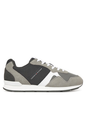 Tommy Hilfiger Tommy Hilfiger Sneakersy Runner Icon Mix FM0FM05679 Szary